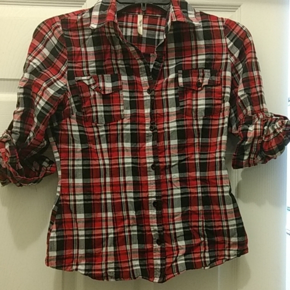 Plaid short sleeve shirt - Picture 3 of 4